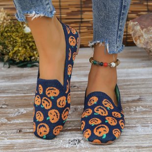 Chaussures plates de sport basses à bout rond pour femmes, été