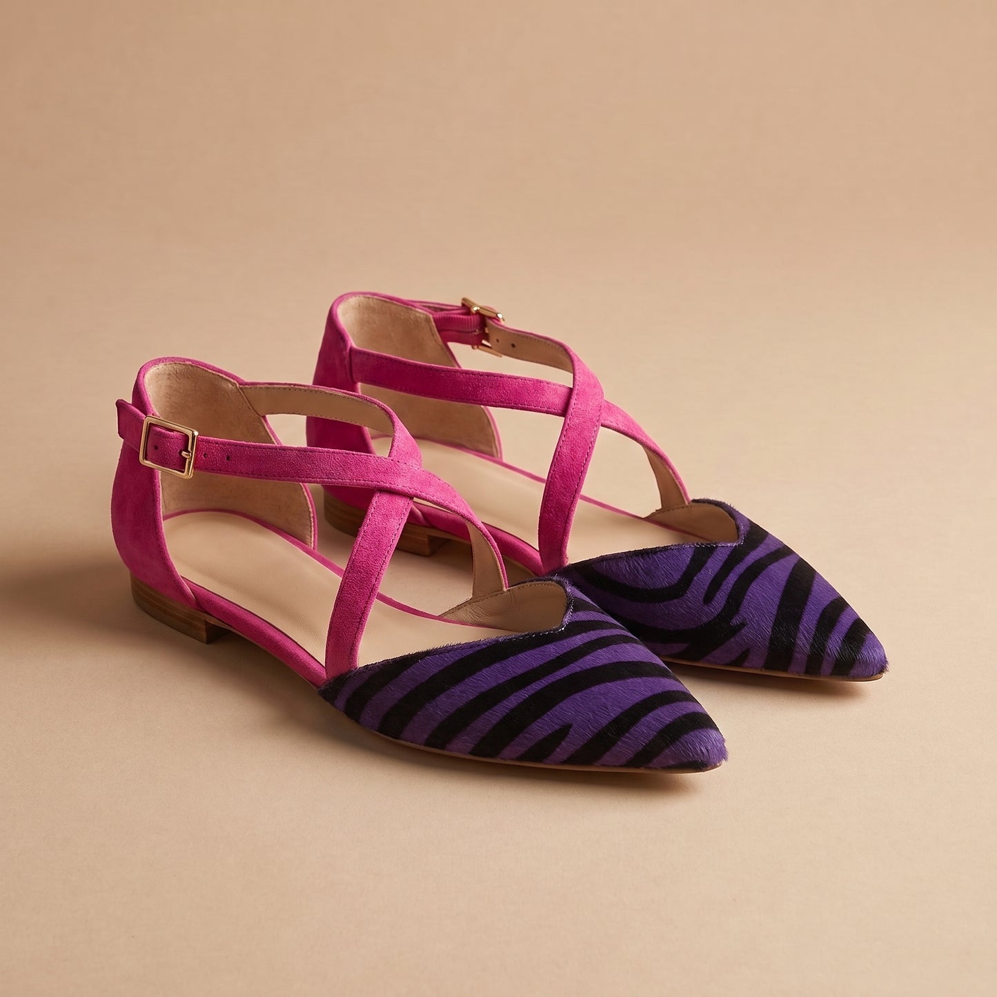 Sandales à Rayures Zébrées Stylanie™