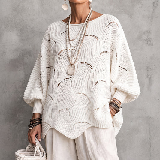 Pull Oversize Élégant Stylanie™ – Confort & Légèreté