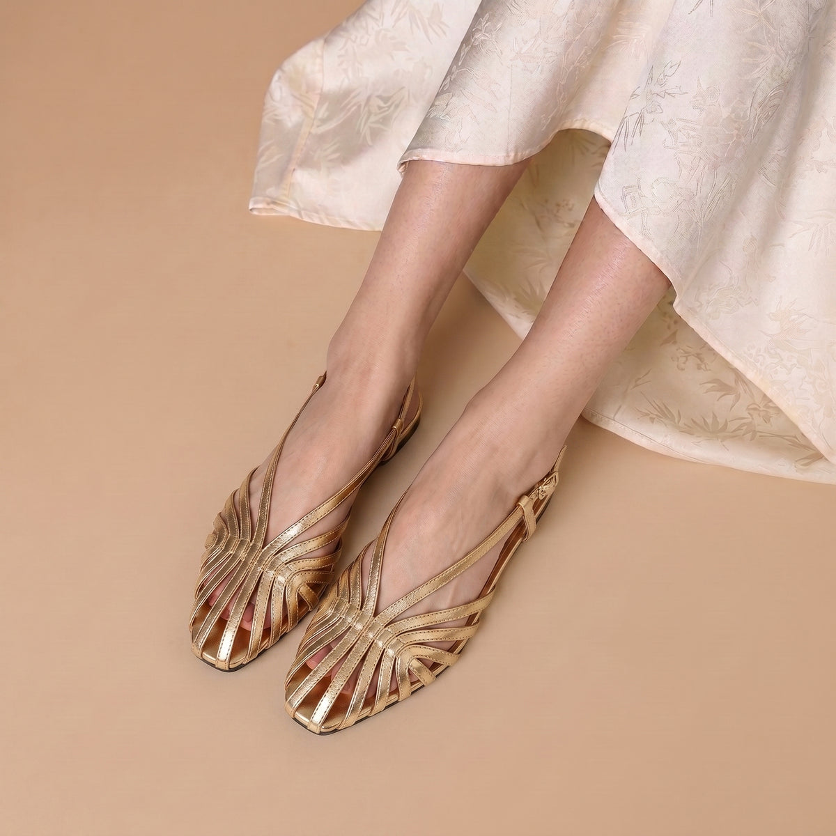 Sandales Plates Stylanie™ | Élégance Intemporelle & Confort Léger
