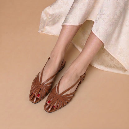 Sandales Plates Stylanie™ | Élégance Intemporelle & Confort Léger