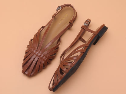 Sandales Plates Stylanie™ | Élégance Intemporelle & Confort Léger