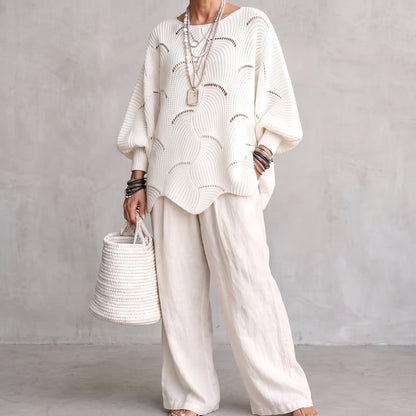 Pull Oversize Élégant Stylanie™ – Confort & Légèreté