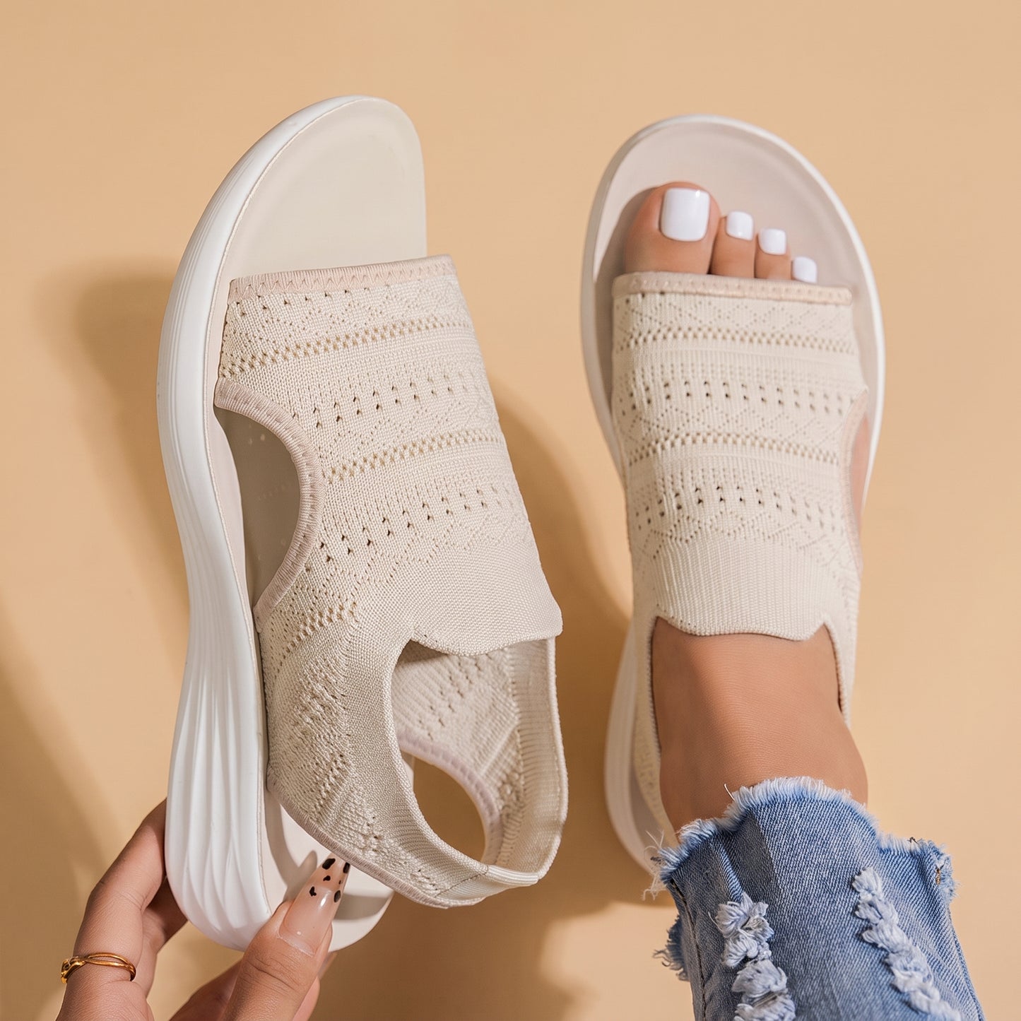 Sandales Confort Stylanie™ | Légèreté, Élégance & Bien-Être